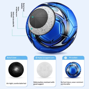 Balón de Fútbol para Entrenamiento de Adultos, Tamaño 4 y 5, Modelo de Cuero ZQS, Venta <span class=keywords><strong>al</strong></span> por Mayor, para Partidos <span class=keywords><strong>al</strong></span> Aire Libre, Clases de Educación Física - Product Image 3