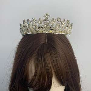 LUOXIN Frais et Doux <span class=keywords><strong>Couronne</strong></span> Cristal Diadème Coiffe Accessoires de <span class=keywords><strong>Cheveux</strong></span> de Mariée pour Anniversaire Mariage - Product Image 5