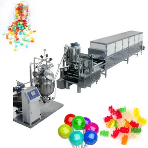 Máquina de fazer doces gummy gelatina macia, máquina de produção de doces