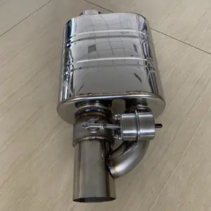 High Quality Performance Stainless Steel Remote Control Exhaust Muffler With Valve