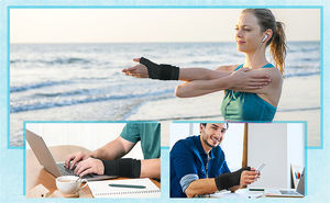 Productos más vendidos 2024 Terapia de frío y caliente reutilizable Pulgar Muñeca Gel Paquete frío para lesiones, artritis, tendinitis - Product Image 6