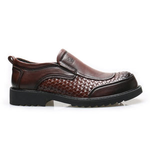 Chaussures en cuir de vachette pour hommes à semelle souple, style britannique, nouvelle tendance haut de gamme, design décontracté pour l'hiver et les tenues professionnelles - Product Image 5