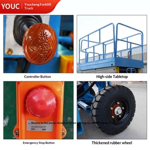 Mobile scissor lift Hydraulic lifting platform Mobile AC lift ladder Aerial work Ladder - Product Image 3