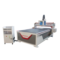 Machine de fraisage CNC 3 axes 1325 pour le travail du bois, broche simple 4,5 kW, précision 0,05 mm, 380 V, garantie 1 an, aspiration des poussières