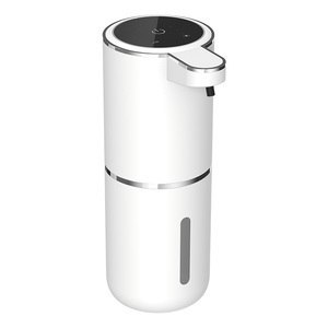 <span class=keywords><strong>Dispensador</strong></span> <span class=keywords><strong>de</strong></span> Jabón Automático P11 con Sensor, <span class=keywords><strong>Recargable</strong></span> por USB/Batería, <span class=keywords><strong>Dispensador</strong></span> <span class=keywords><strong>de</strong></span> Espuma Líquida Sin Contacto <span class=keywords><strong>de</strong></span> 380 ml para Uso en Hoteles y Automóviles - Product Image 1