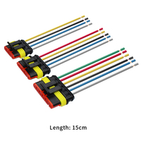 18awg faisceau de câbles de voiture mâle et femelle connecteur électrique étanche Kit de prise avec fil connecteur Terminal série 1.5mm