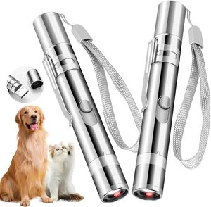 ของเล่นเลเซอร์สำหรับแมว 3 in 1 แบบชาร์จไฟได้ ปรับมุมได้หลายทิศทาง พร้อมไฟ LED สำหรับฝึกแมว - Product Image 1