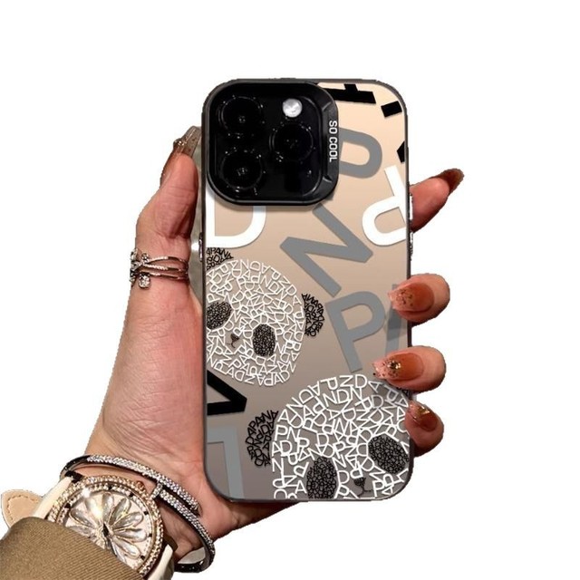Fashion Panda Print IMD Phone Case for iPhone 16 Pro Max 15 14 13 12 18 Shockproof Hard Cover