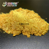 Sheenbow Gold Glanz Goldener Mica Perlglanz Pigment Kosmetikqualität Glitzer Lidschattenpuder