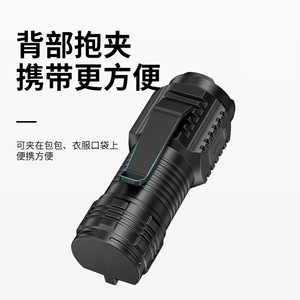 Mini <b>Flashlight</b> <b>Led</b> Aluminum Alloy 8.5Cm Outdoor Portable With Pen Clip Design - Product Image 4