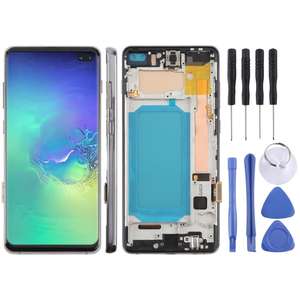 Pantalla LCD TFT de 6.38 <span class=keywords><strong>Pulgadas</strong></span> con Digitalizador y Marco Completo para <span class=keywords><strong>Samsung</strong></span> Galaxy S10+ SM-G975F - Product Image 1
