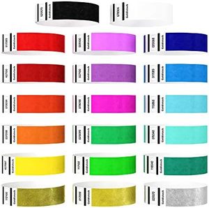 Bracelets Tyvek de haute qualité, imperméables, faciles à utiliser, personnalisables ou de couleur unie, de la marque FUXI, en provenance du Guangdong, pour les événements et les lieux. - Product Image 4