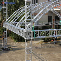 Tente d'événement extérieure en aluminium pour scène de concert Plate-forme élévatrice Design Stand Truss Display Roof Truss