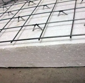 Çatılar ve duvarlar için 3D EPS köpük galvanizli çelik ızgara paneller