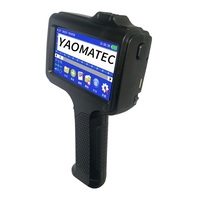 Imprimante portable Yaomatec 12,7 mm, prix de gros usine, tête d'impression jet d'encre 600 dpi 1-12,7 mm, machine d'impression de codes par lots par jet d'encre