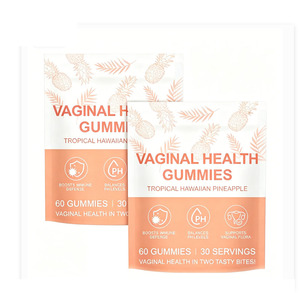 Bonbons Gommeux Probiotiques et Vitamines Premium pour l'Équilibre du pH Féminin et le Soutien Immunitaire, à l'Ananas et Vitamine C, pour Femmes, Nouveaux-nés et Femmes Enceintes - Product Image 1