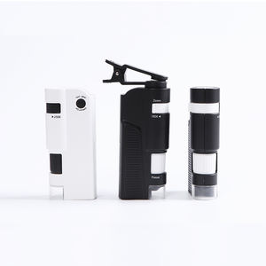 휴대 전화 클립 포켓 돋보기 LED UV 라이트 휴대 전화 현미경 - Product Image 1