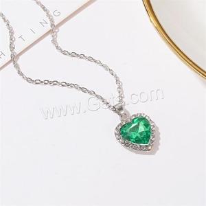 Collier pendentif cœur pour toujours en cristal, collier cœur en alliage de Zinc 1554056 - Product Image 4