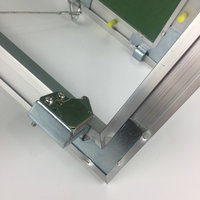 Trappe de visite avec panneau d'accès en aluminium pour cloisons sèches à revêtement blanc