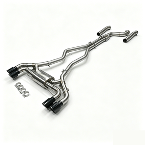 Nuovo Sistema di Scarico Catback Valvetronic in Acciaio Inox 304 per M240i <span class=keywords><strong>G42</strong></span> 3.0T 2020 con Finitura Spazzolata e Garanzia di 3 Anni - Product Image 2