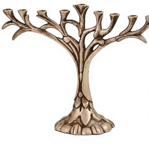 <b>Tree</b>-Shaped Metal <b>Candle</b> Holder Decorative Home Table Lamp Stand for Festival Decoration - Product Image 1