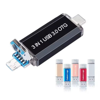 Clé USB 3.0 Classique en Métal avec Prise en Charge de l'Encryption, Puce Flash de Classe A, Logo Personnalisé, Multicolore, Clé USB Portable