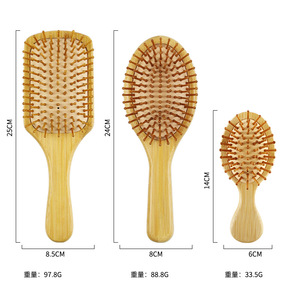 SongMay – peigne en bois personnalisé professionnel, palette saine, coussin de perte de cheveux, brosse de Massage, peigne pour cuir chevelu, soin des cheveux, peigne en bambou - Product Image 2