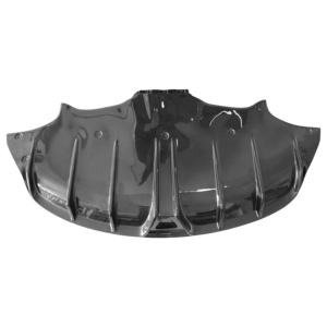 Becquet de diffuseur de lèvre de pare-chocs arrière en fibre de carbone de style <span class=keywords><strong>C</strong></span> pour Tesla Model 3 de 2016 à 2021 - Product Image 2