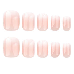 24 piezas minimalista <span class=keywords><strong>degradado</strong></span> simple de <span class=keywords><strong>Rosa</strong></span> desnudo <span class=keywords><strong>y</strong></span> <span class=keywords><strong>blanco</strong></span> forma de almendra corta prensa acrílica en <span class=keywords><strong>uñas</strong></span> personalizar <span class=keywords><strong>uñas</strong></span> postizas 3762 - Product Image 6