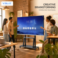 Layar LCD Digital Signage Pintar Tahan Air IP65 untuk Luar Ruangan, TV Iklan Interaktif, Papan Tulis Interaktif