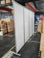 Chine usine aluminium personnalisé 360 degrés cloison de bureau pliante