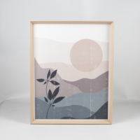 Sofine – peinture d'art moderne imprimé, peinture d'art mural abstraite décorative en bois