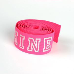 Customized Design Printed Polyester Webbing Logo <b>Elastic</b> Garment Accessories Underwear <b>Elastic</b> <b>Belt</b> Polyester Tape - Product Image 3