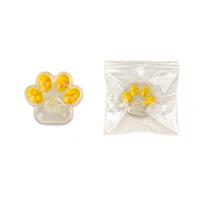 Jouet Squishy Patte de Chat Mignonne en TPR, Rempli d'Eau, Paillettes Fruitées, Jouet Anti-Stress Liquide Kawaii, Cadeau pour Enfants, Idéal pour Fêtes