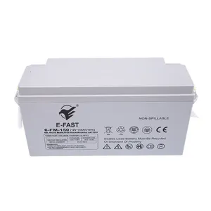 Best price Customize brand package Deep Cycle Lead Acid Battery 12 Volt 12V 150 Ah Gel Ups Agm Vrla Battery For Solar System
