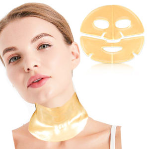 Großhandel Kollagen Kristall 24 Karat <span class=keywords><strong>Gold</strong></span> Gesichts maske Blatt Herstellung - Product Image 1
