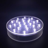 Lámpara LED de 6 Pulgadas con Soporte Iluminado para Centro de Mesa, Florero Luminoso