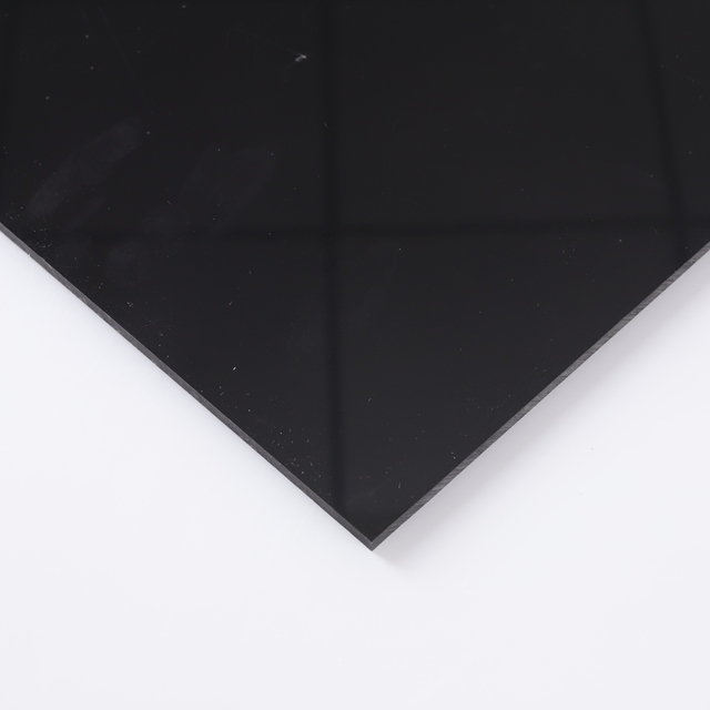 12 X 12 Black Polycarbonate Plastic Sheet Fire Retardant Opaque