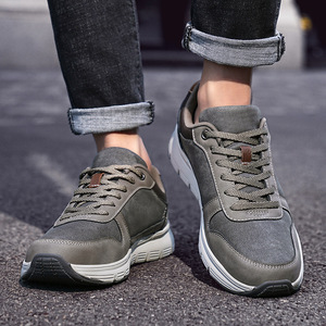 Chaussures de marche légères à lacets, avec empeigne cousue, semelle épaisse et rembourrée, antidérapantes, pour la marche quotidienne décontractée - Product Image 2