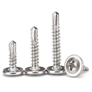 410 Stainless Steel Phillips Head Washer Self Drilling Screw With Ribbon Washer Dovetail For Metal Drilling - Product Image 2