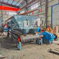 Convoyeur à bande à grande capacité personnalisé, alimenté par un moteur électrique et un moteur, construction durable, industries minières, séparateur de minerais