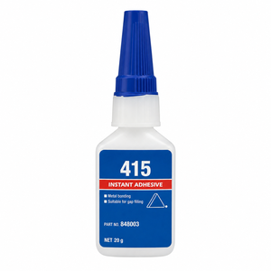 415 General purpose, medium-viscosity metal bonding A 1-part, medium-viscosity, methyl instant <b>adhesive</b>, which is particularly - Product Image 1