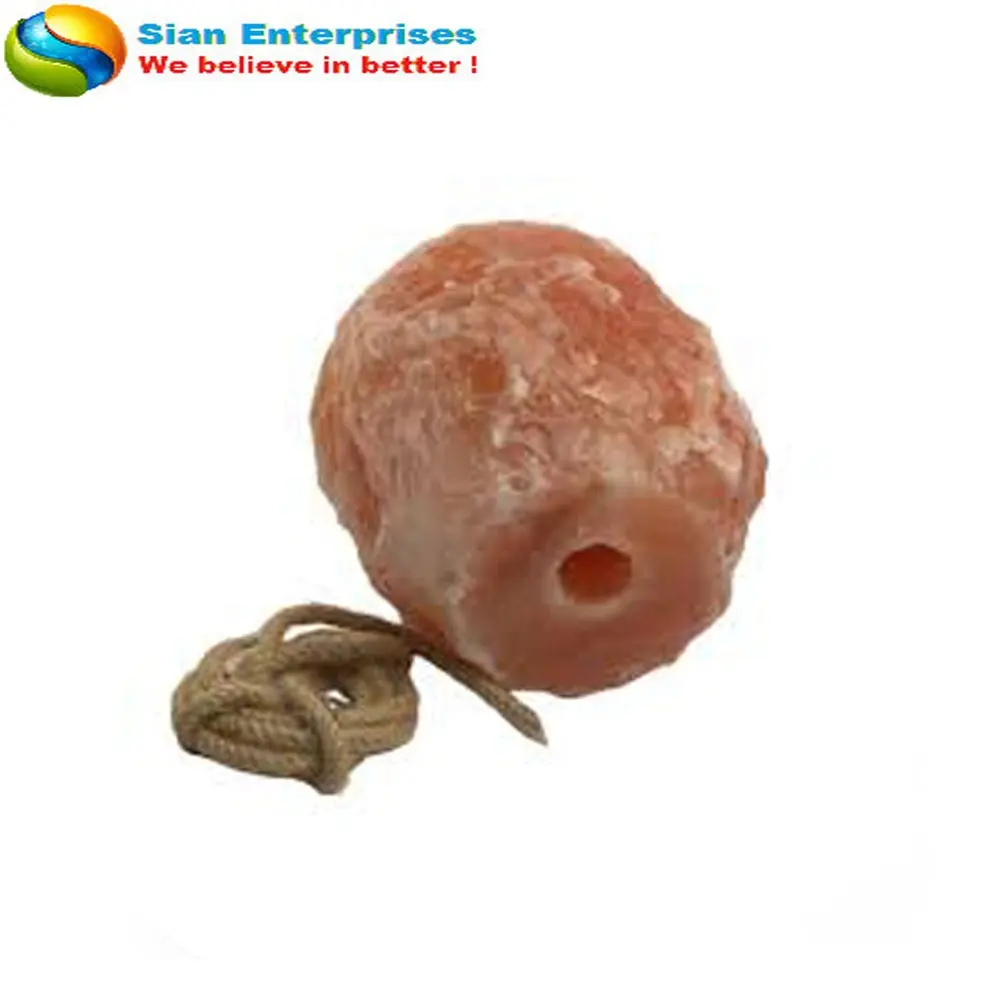 Experience Natural Wellness with 100% Himalayan Rock Salt Lick Complete with Rope by Sian Enterprises