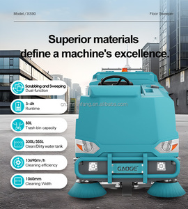 GAOGE XS90 Auto Road Vacuum Cleaning Leaves Floor Washing Machine Sweeper and Scrubber Large Ride on for Gym - Product Image 3
