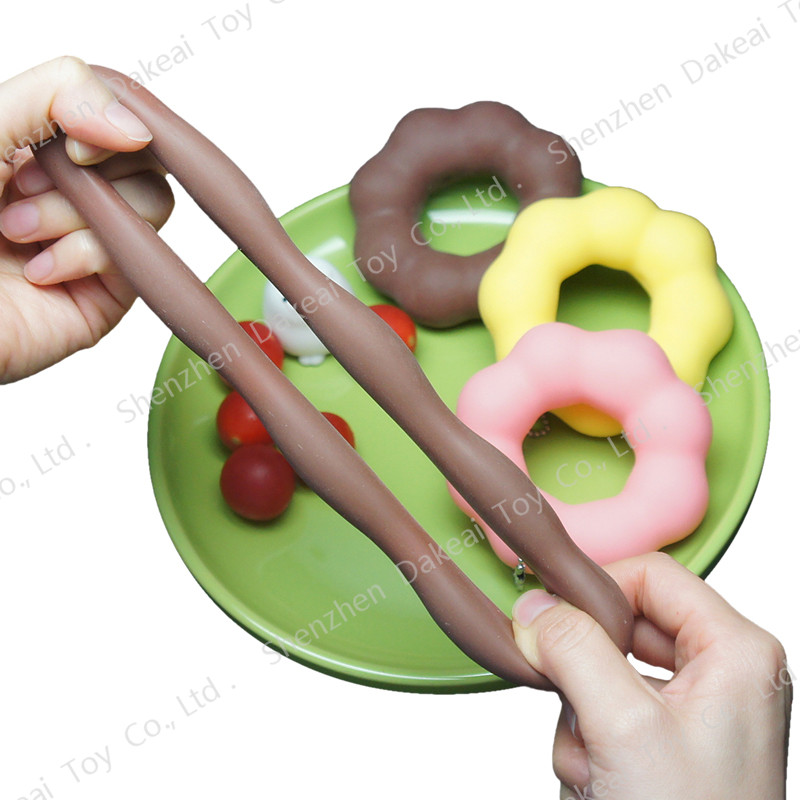 Новинка 2022, модные игрушки, поддельная еда, Пончик, снятие стресса, Сжимаемый фиджет, сенсорный Kawaii, популярные игрушки, подарки для детей
