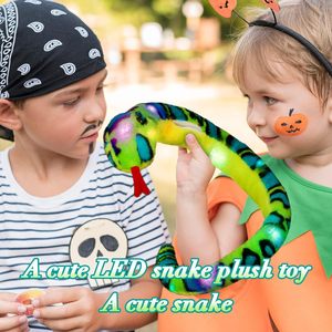 Jouet en peluche <span class=keywords><strong>de</strong></span> serpent réaliste <span class=keywords><strong>de</strong></span> 40 pouces avec éclairage LED pour blagues pratiques - Product Image 3