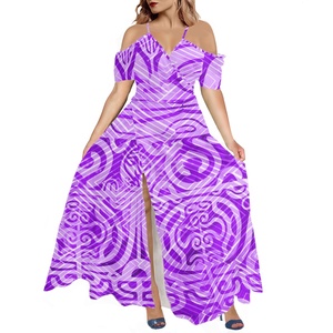 Off Shoulder <strong>Sexy</strong> <strong>Long</strong> <strong>Dress</strong> Women Casual Beach Holiday <strong>Dress</strong> Polynesian Samoan Tribal Style Spaghetti Strap V-neck <strong>Long</strong> <strong>Dress</strong> - Product Image 6