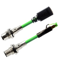 ProfiBus ProfiNet bride connecteur connecteur câble d'extension vers RJ45 câble de Signal de données d'alimentation