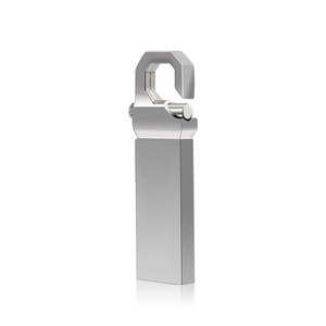 Unidad flash de metal USB Transferencia de archivos de alta velocidad Audio Video Llavero Estilo Logotipo personalizable Memoria USB - Product Image 2