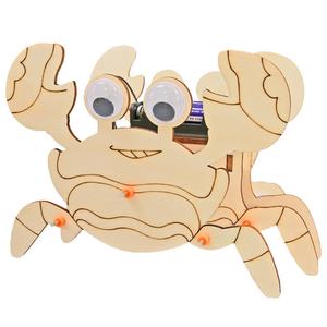 OKYN-G5623 Wooden <b>DIY</b> Biomimetic Mechanical Crab Sciencel Educational <b>Kit</b> - Product Image 1
